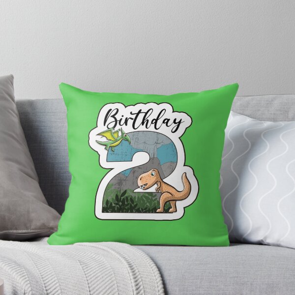 Item preview, Dino Trex and pterodactylus birthday 2 years designed and sold by Between Clouds.