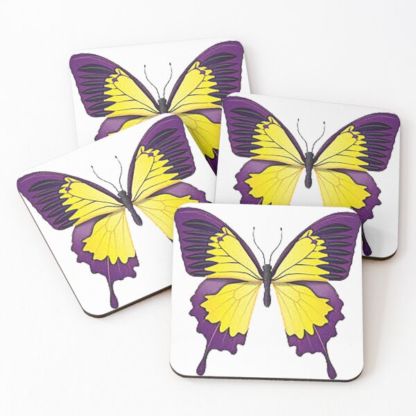 Item preview, Purple Butterfly Emoji designed and sold by LisaZM.