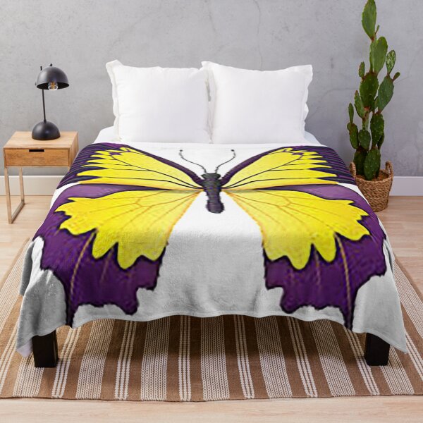 Aperçu de l'œuvre Emoji papillon violet créée et vendue par LisaZM.