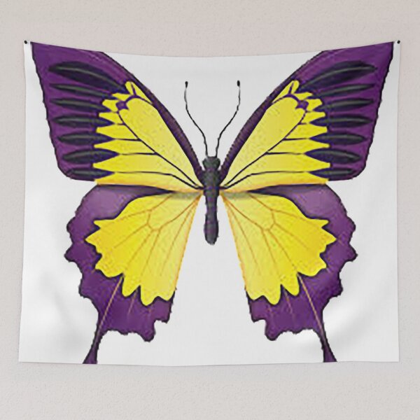 Aperçu de l'œuvre Emoji papillon violet créée et vendue par LisaZM.