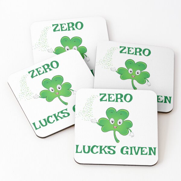 Item preview, St. Patrick's Day Shamrock - Zero Lucks Given  designed and sold by GringoNation.