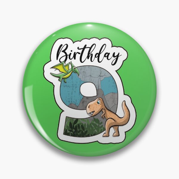 Item preview, Dino Trex and pterodactylus birthday 9 years designed and sold by Between Clouds.