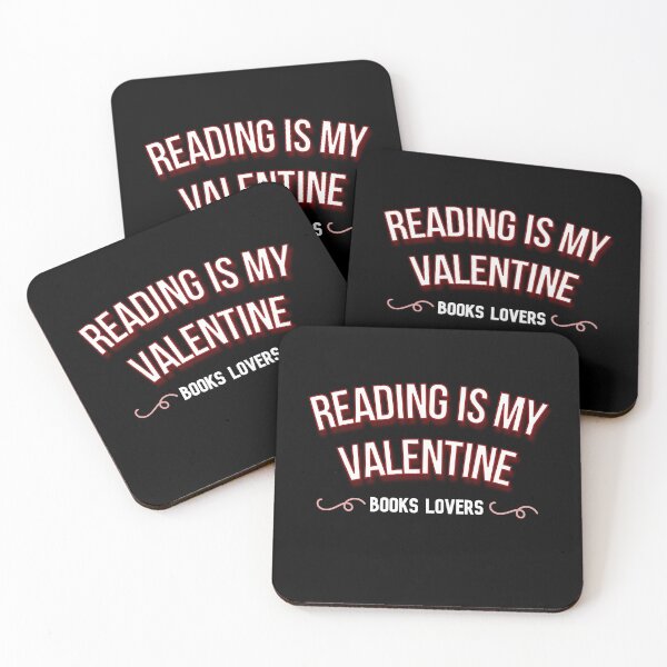 Item preview, reading is my valentine - books lovers designed and sold by Alessandro Portavoce.