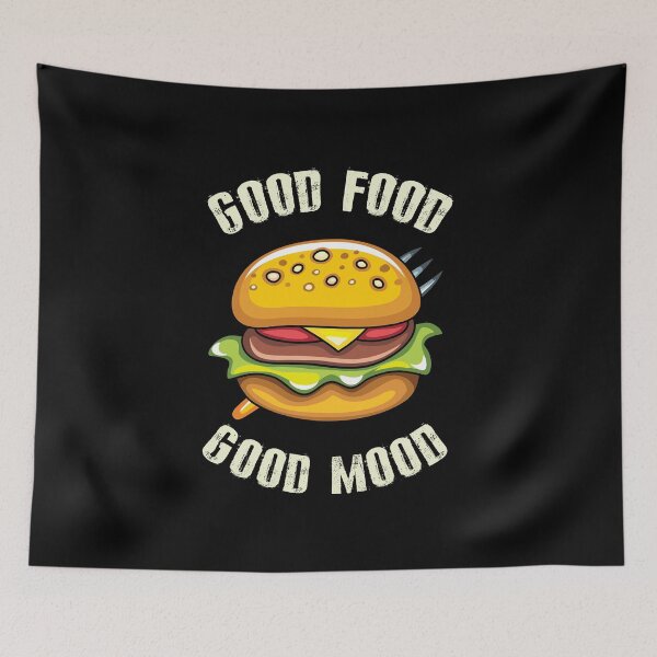 Item preview, Good food Good Mood shirts gifts and products designed and sold by glitchman2.
