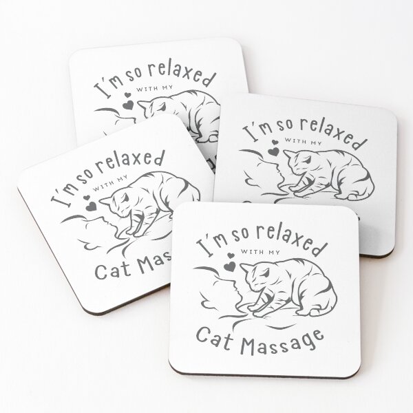 Item preview, I’m so relaxed with my cat massage designed and sold by Nesdigiart.