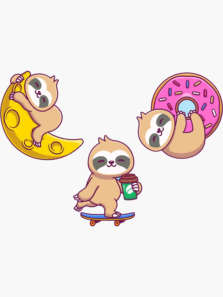 party sloth wallpaper