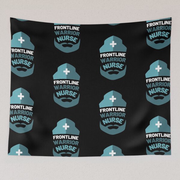 Item preview, Frontline warrior nurse - funny designed and sold by Atleta-Cali.