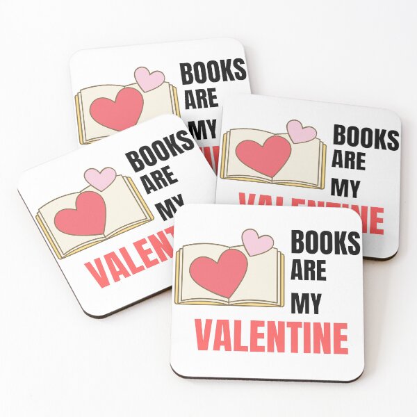 Item preview, Copy of BOOKS ARE MY VALENTINE designed and sold by 30-Merch.