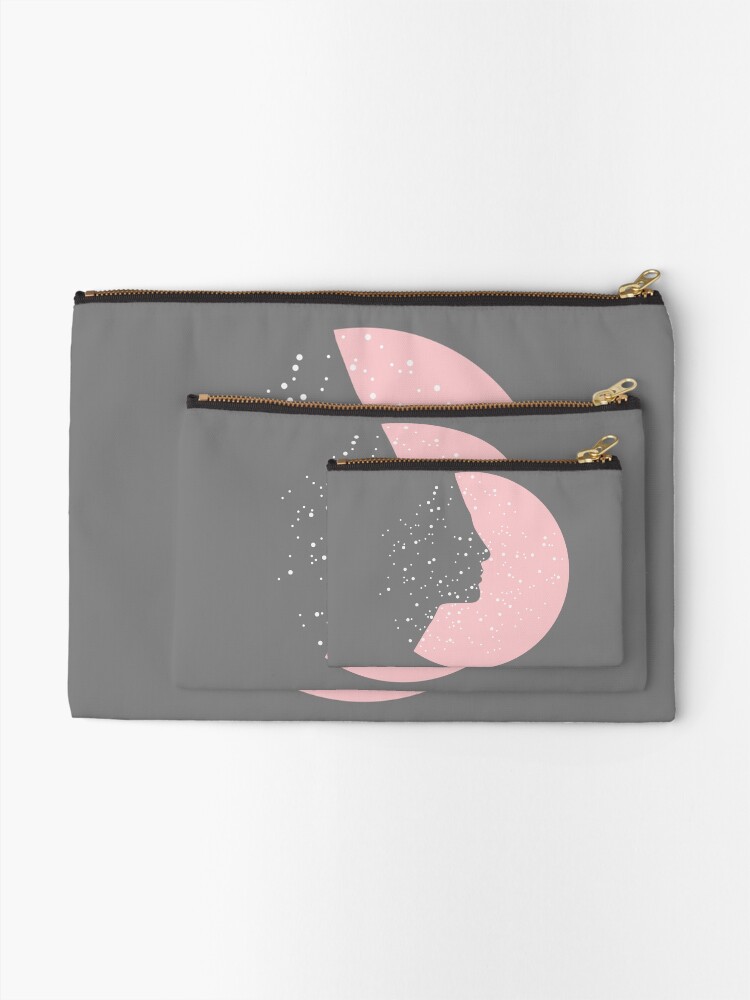 Alternate view of MC Nefertiti Rose Zipper Pouch