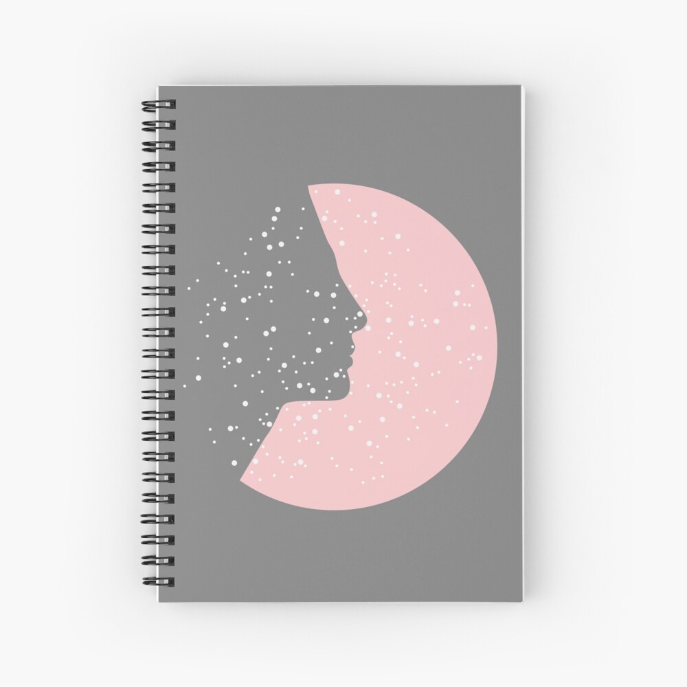 MC Nefertiti Rose Spiral Notebook