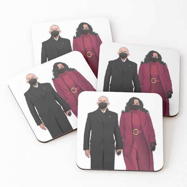 Item preview, Michelle and Barack Obama 2021 Inauguration The Obamas Biden Harris  designed and sold by seazn-trends.