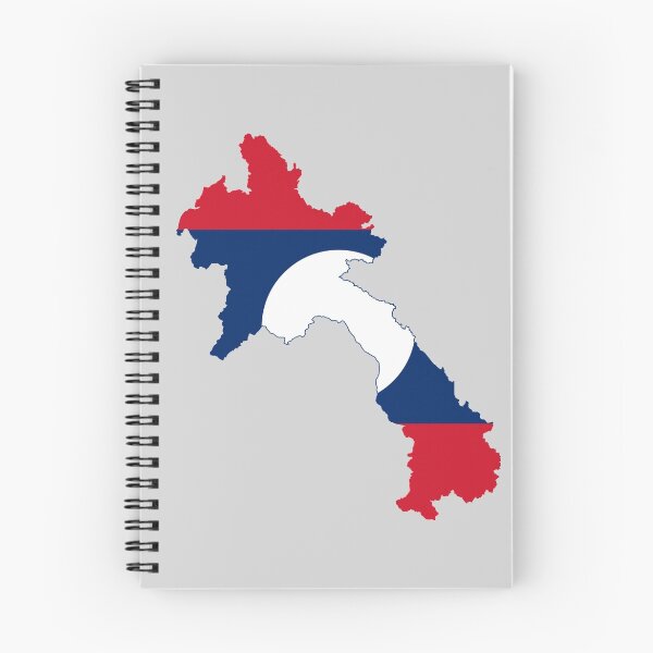 Item preview, Flag Map of Laos  designed and sold by abbeyz71.
