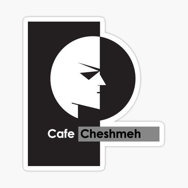 Cafe Cheshmeh Kelly Logo Sticker