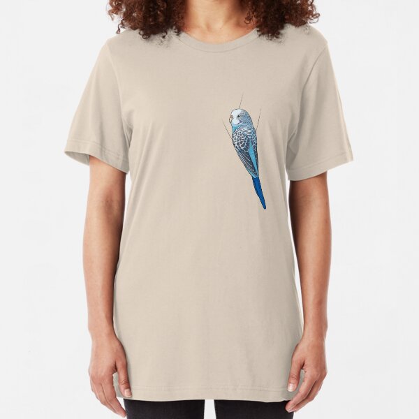 Blue Budgie Slim Fit T-Shirt