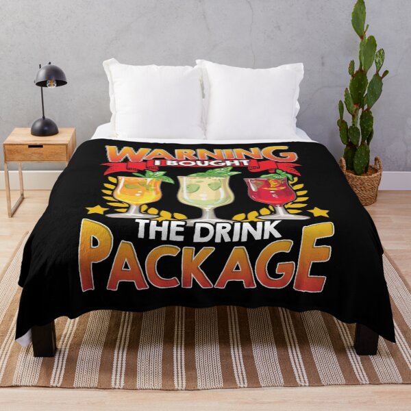 Item preview, Funny Warning I Bought The Drink Package Pun designed and sold by perfectpresents.