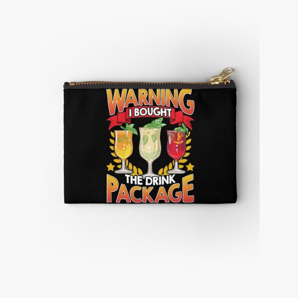 Item preview, Funny Warning I Bought The Drink Package Pun designed and sold by perfectpresents.