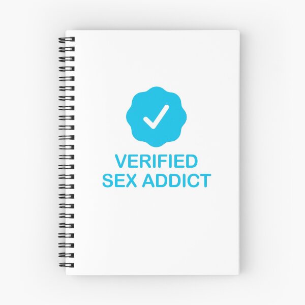 Item preview, Verified Sex Addict with Blue Checkmark designed and sold by ClickForMore.
