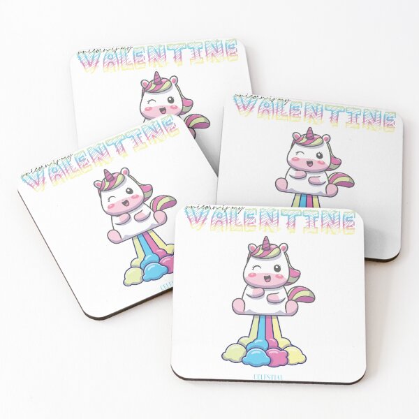 Item preview, Unicorn Valentine Valentines Day unicorn Unicorn is my valentine designed and sold by ivaostrogonac.