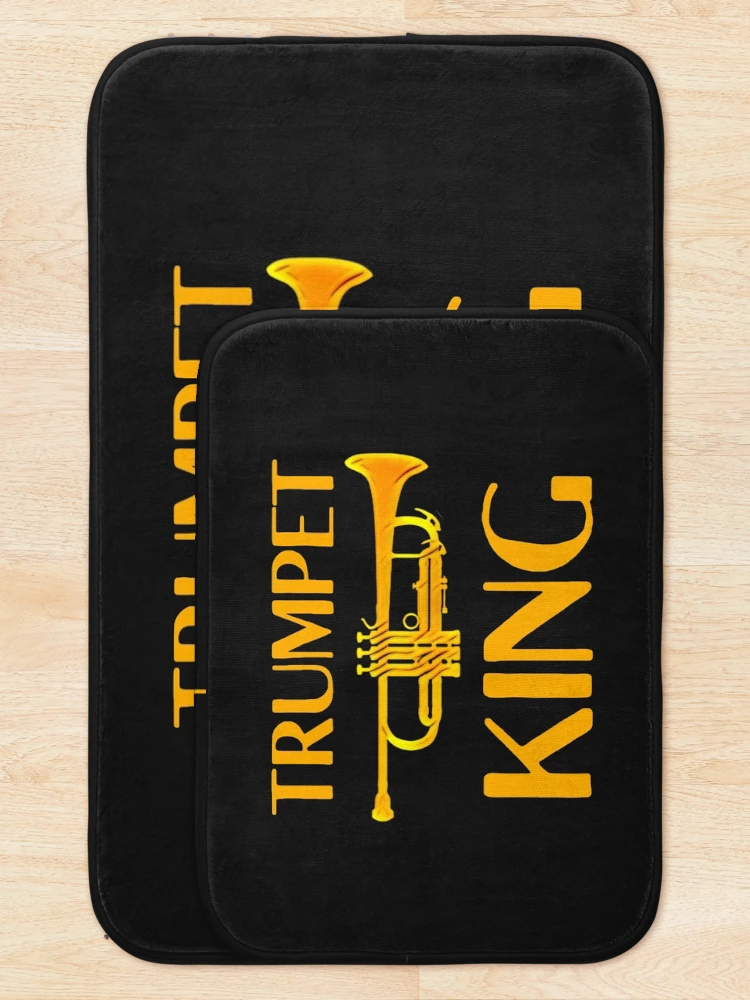 Thumbnail 5 of 6, Bath Mat, Trumpet King designed and sold by DesignsofNote.