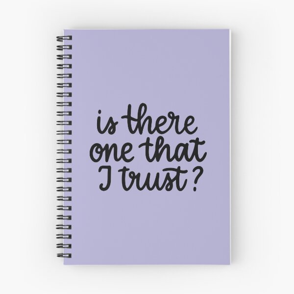 Item preview, Is there one that I trust? designed and sold by letterbrighter.