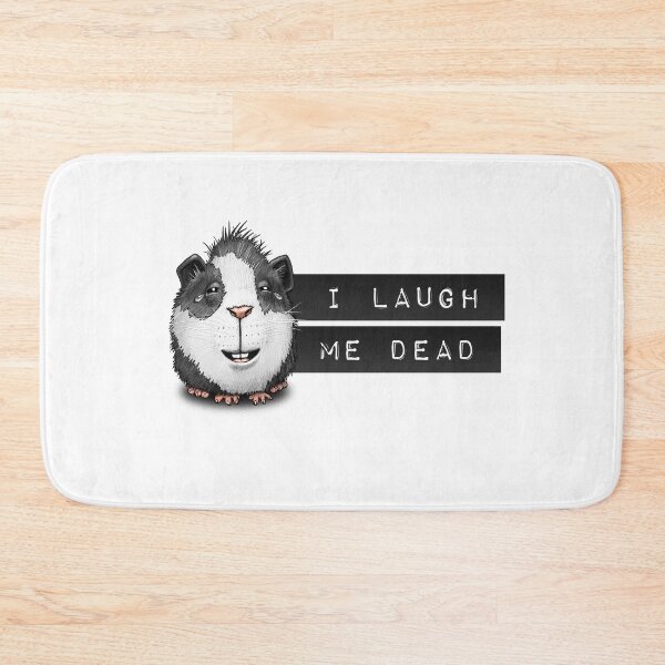 Item preview, I Laugh Me Dead Guinea Pig Denglisch designed and sold by FD-Design.