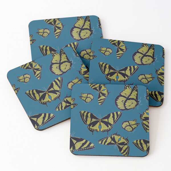 Item preview, Flutterby blue designed and sold by 3degreeart.