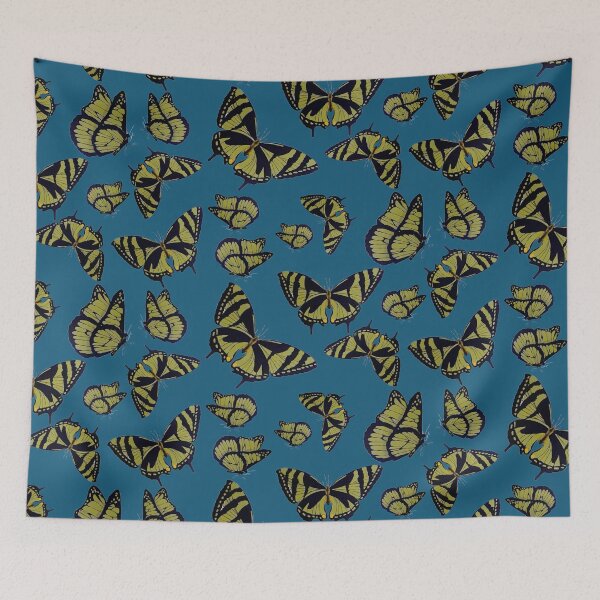Item preview, Flutterby blue designed and sold by 3degreeart.