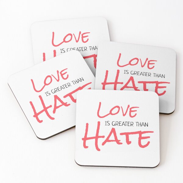 Item preview, Love Is Greater Than Hate designed and sold by TINASTORESHOPE.