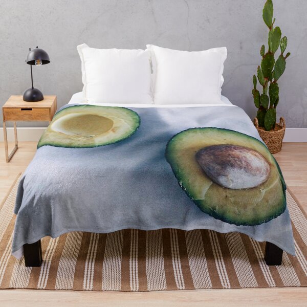 Item preview, avocado on white sheet - avocado love designed and sold by TildaandTheo.