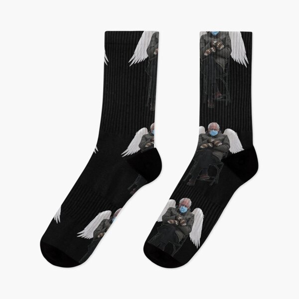 Item preview, Bernie Sanders Sitting Meme with Angel Wings and Joint designed and sold by everything4eva.