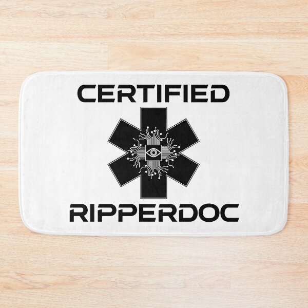 Item preview, certified Ripperdoc - Black on White Version designed and sold by MaesterAemon.