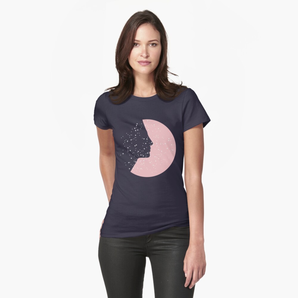 MC Nefertiti Rose Fitted T-Shirt