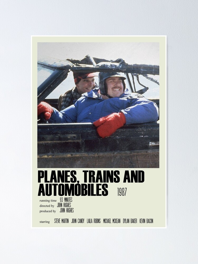 "Planes, Trains and Automobiles Alternative Poster Art Movie Large (3