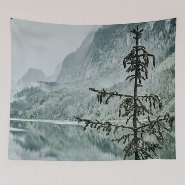 Item preview, Lonely tree near lake, moody vibes designed and sold by Melissa Peltenburg.