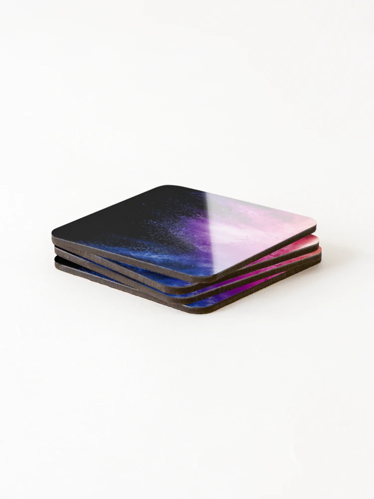 Thumbnail 4 of 5, Coasters (Set of 4), Colorful Power Explosion Background designed and sold by JTS STORE.