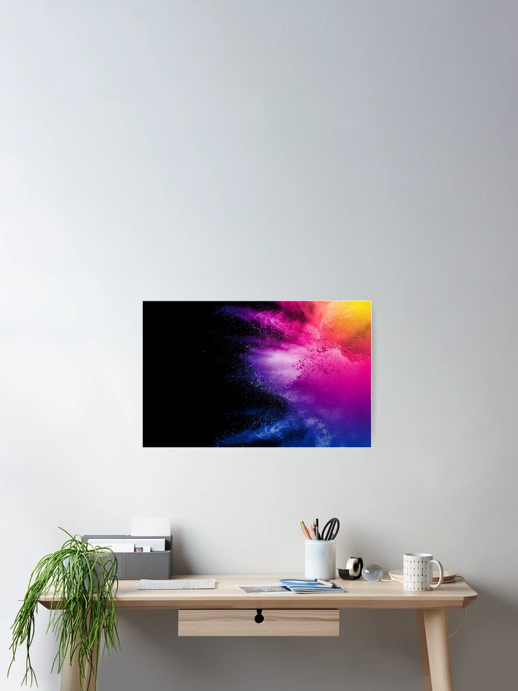 Thumbnail 2 of 3, Poster, Colorful Power Explosion Background designed and sold by JTS STORE.