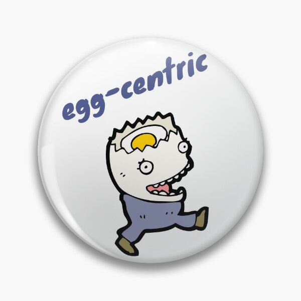 Item preview, Egg-centric, Eccentric food pun, Eggs (white) designed and sold by GoodMoodFood.