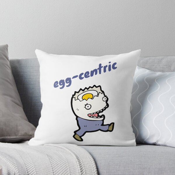 Item preview, Egg-centric, Eccentric food pun, Eggs (white) designed and sold by GoodMoodFood.