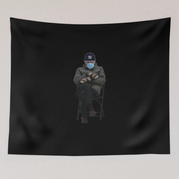 Item preview, Bernie Sanders Sitting Meme with Joint and Biden Harris Hat designed and sold by everything4eva.