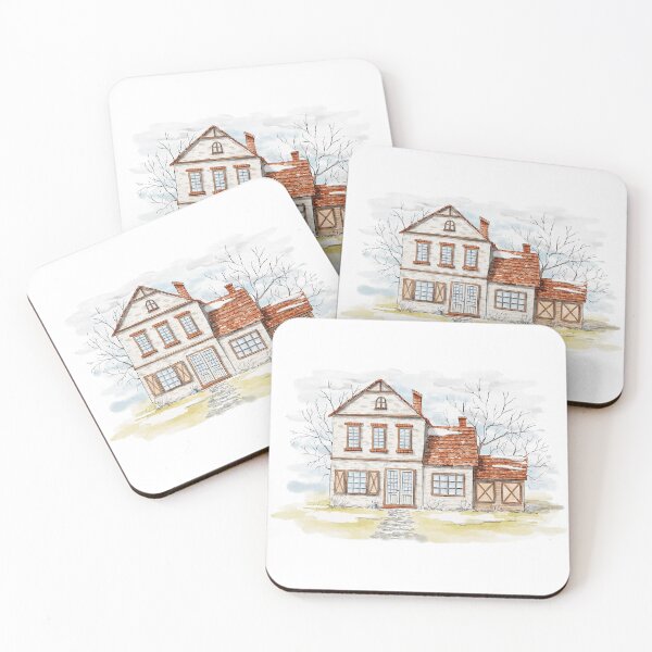Item preview, March Watercolour House designed and sold by VibrantGifts.