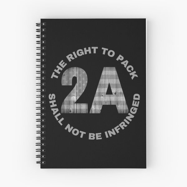 Item preview, Circular 2A Second Amendment with faded flag in text. designed and sold by EverLife.