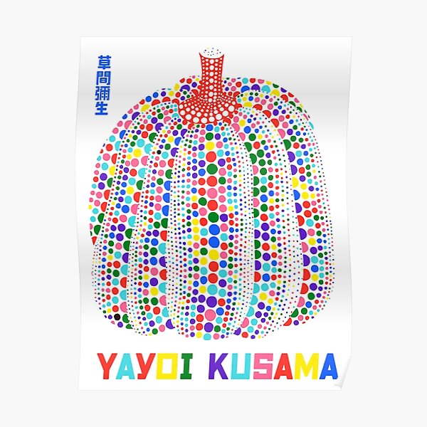 Yayoi Kusama Arcoíris Póster