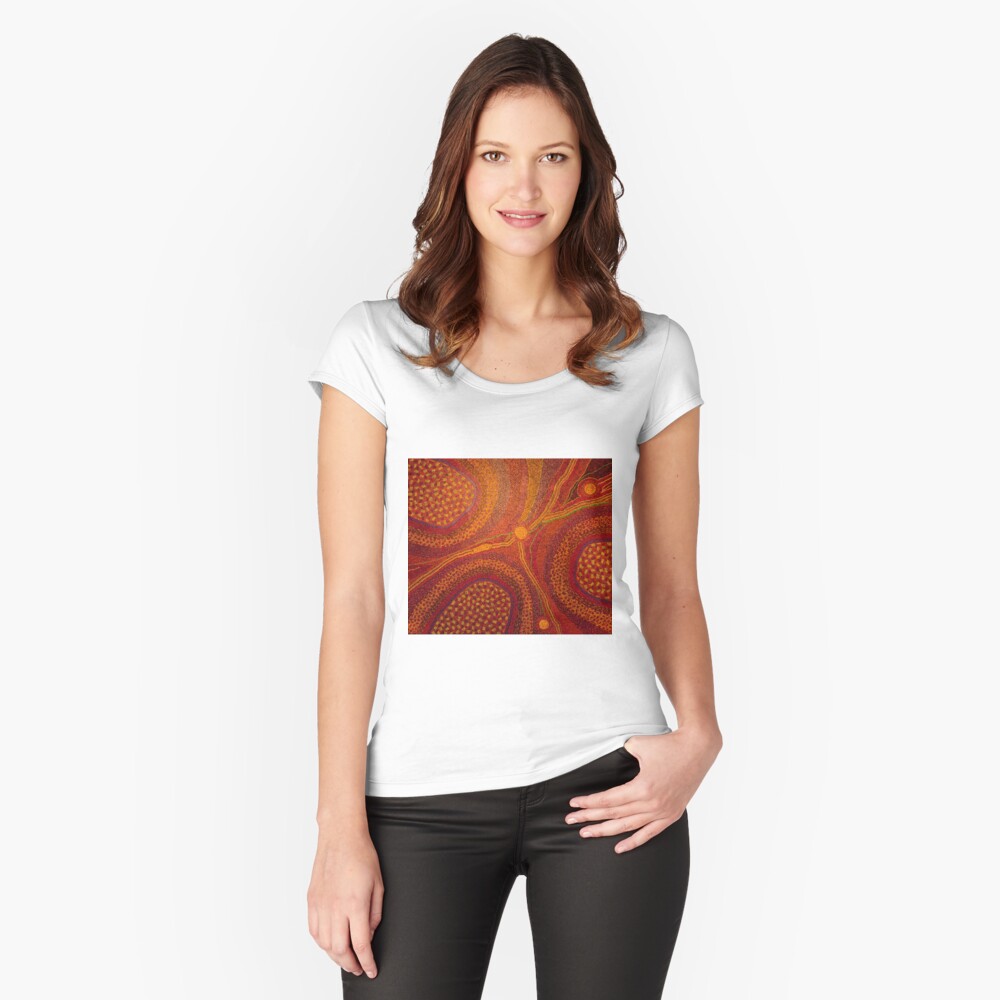 Item preview, Fitted Scoop T-Shirt designed and sold by Kameleoon.