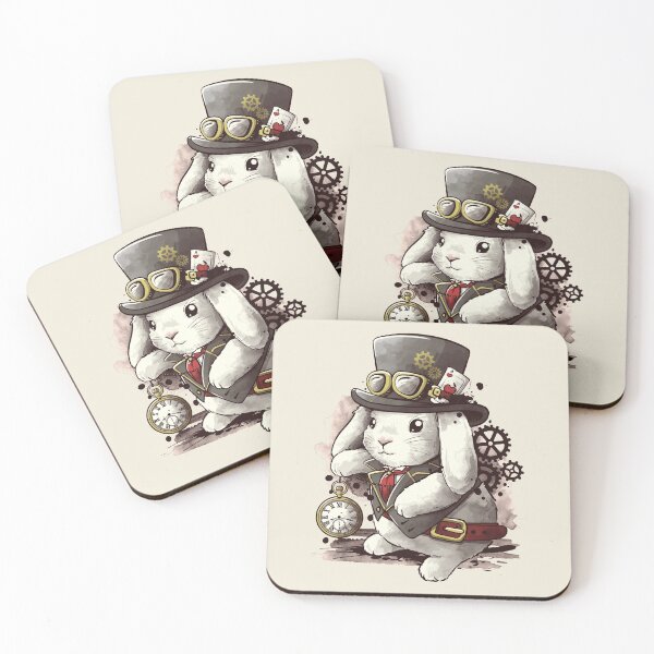 Item preview, Steampunk white rabbit designed and sold by NemiMakeit.
