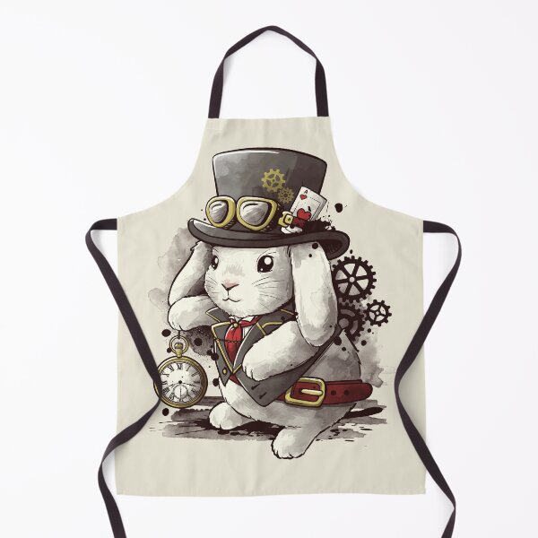 Item preview, Steampunk white rabbit designed and sold by NemiMakeit.
