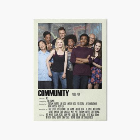 Community Alternative Poster Art TV Show Large (3) Art Board Print