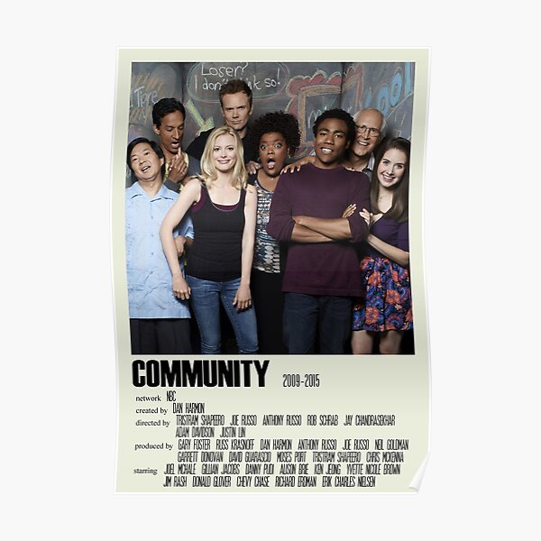 Community Alternative Poster Art TV Show Large (3) Poster
