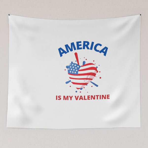 Item preview, AMERICA IS MY VALENTINE designed and sold by 30-Merch.