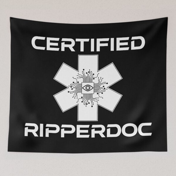 Item preview, certified Ripperdoc - White on Black Version designed and sold by MaesterAemon.