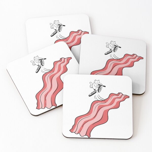 Aperçu de l'œuvre Bacon Jump! créée et vendue par PopcornpunkART.